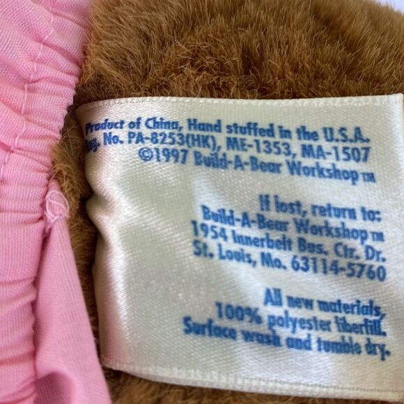Build-A-Bear 1997 Plush With Bows HUGS Tee - Picture 11 of 14